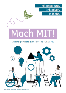 Deckblatt für das Begeleitheft MACH MIT zum Projekt MINA-MIT